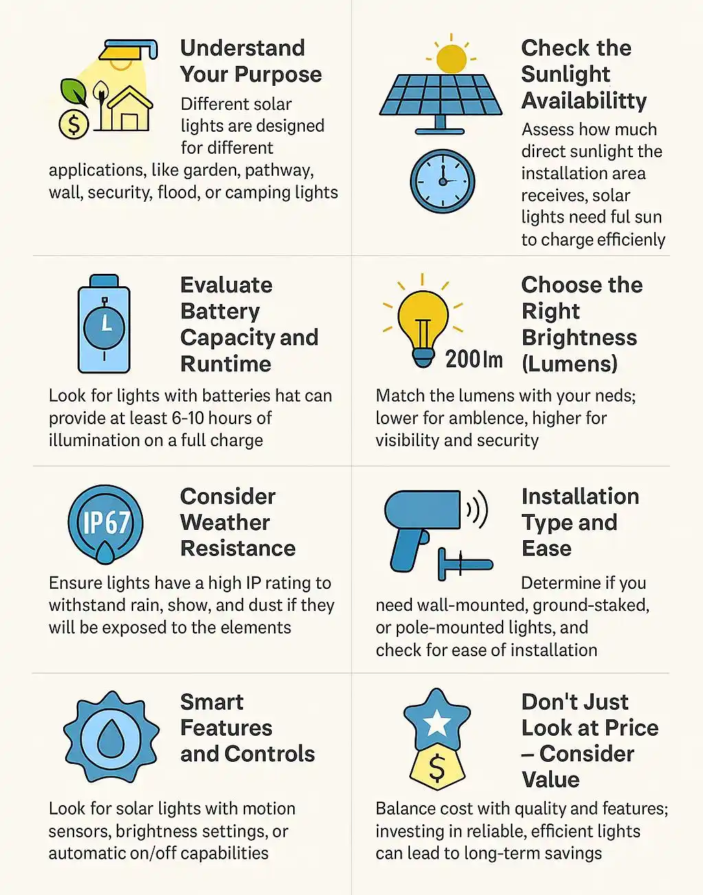 Solar home lighting system decision tree for 1-2 rooms, 3-5 rooms, and whole house how-to-choose-solar-home-lighting-system.webp
