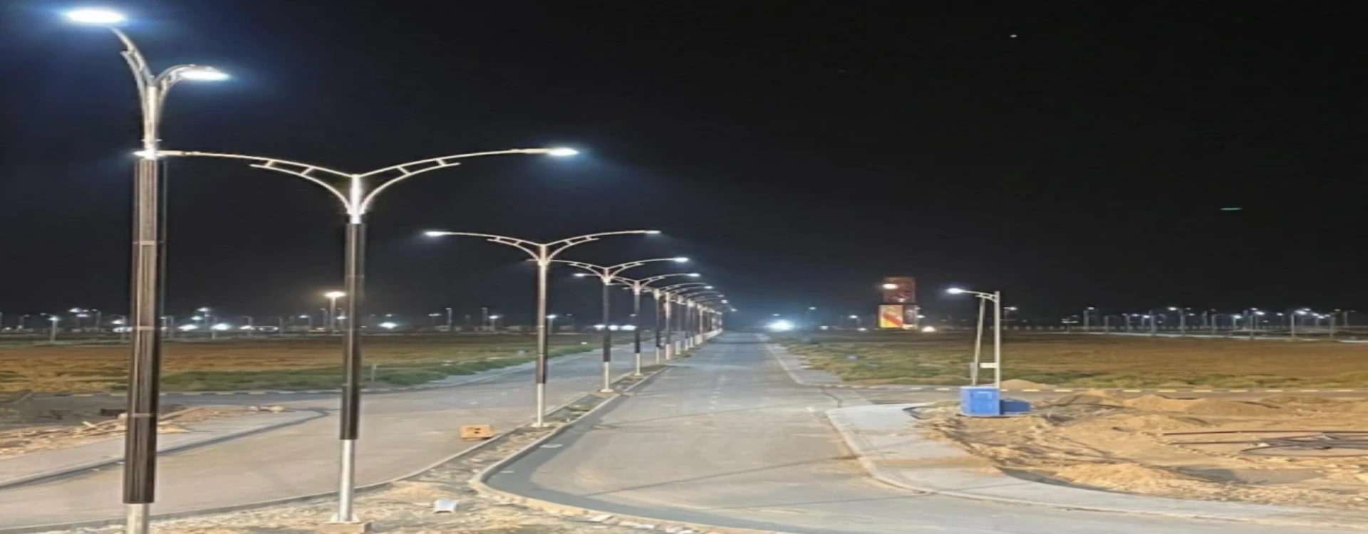 Cylindrical Solar Panel for Solar Street Light Applications cylindrical solar panel installed on solar street light pole