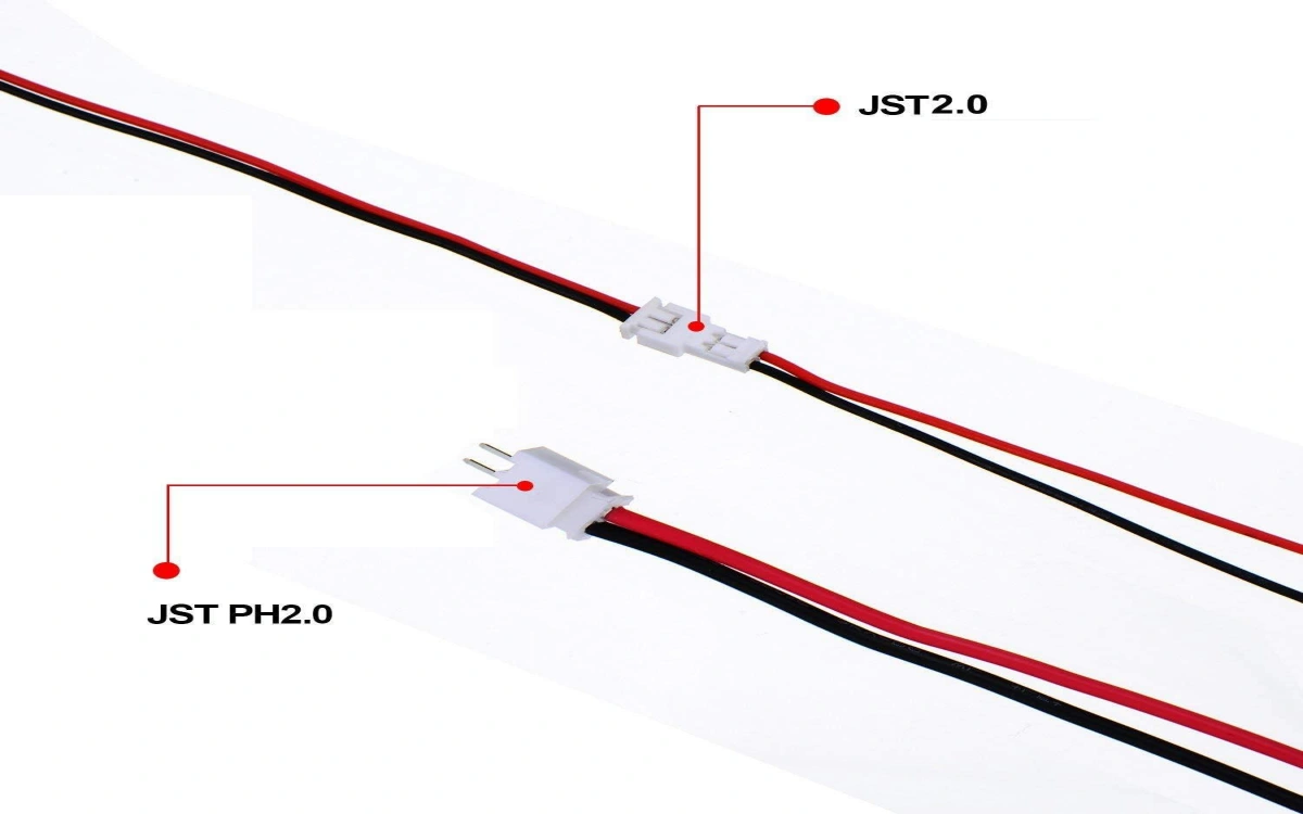 JST PH2.0 Solar Panel Connector Cable JST PH2.0 solar panel with 2 pin cable connector for mini solar applications