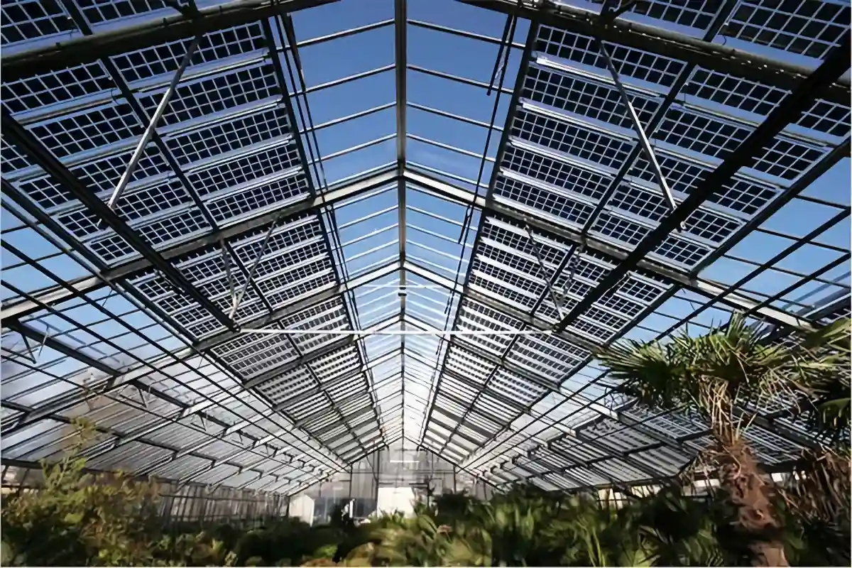 BIPV Solar Panels and Transparent PV Module for Agriculture Greenhouse Solutions BIPV and transparent solar panels integrated into modern building structures