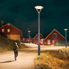 Round Post Solar Lights | Outdoor Solar Lamp Posts for Driveways