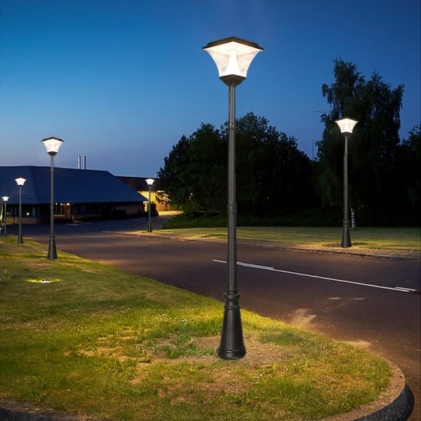 Solar Powered Post Mounted Lights | Outdoor Lamp Post with Solar Light 