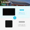 100 Watt 12 Volt All Black Slim Adhesive Backed Monocrystalline Flexible Solar Panel Kit Price