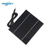 Hinergy Mini Small Solar Panel Module with DC Outlet Plug DIY Cell Phones Charger