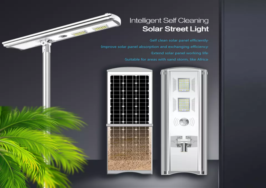 self cleaning solar street light_Header