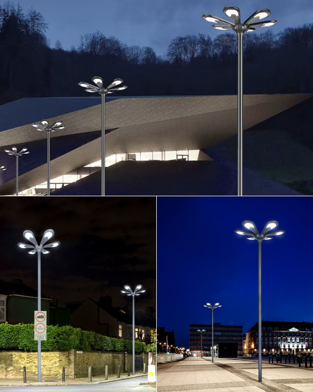 super bright solar lamp post_Installation