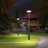 Round Post Solar Lights | Outdoor Solar Lamp Posts for Driveways