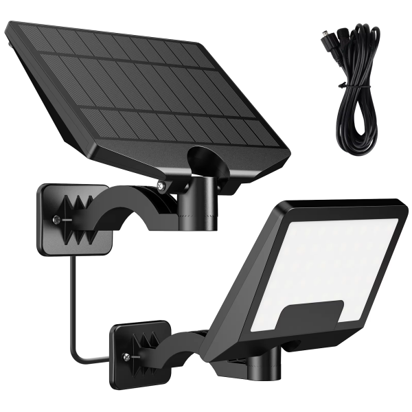 Solar Powered External Wall Lights | Separate Up And Down Outdoor Lamp