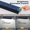 Solar Powered Sign Light | Outdoor Led Signage for Business Address Lighting