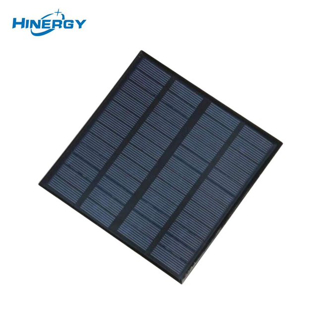 Hinergy 12 Volt Monocrystalline Small Black DIY Solar Panel Module 12v with Cheap Price