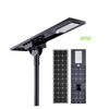 Outdoor Bifacial Panel Powered Rechargeable Motion Sensor All in One Solar Street Light Price