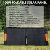 Best 100 Watt Folding Portable Solar Panels Charger for Camping Trailers