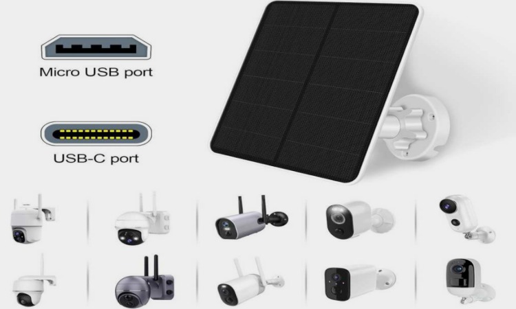 micro usb solar panel for camera_compatibility