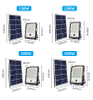 Solar Powered Outdoor Flood Lights | Exterior Flood Lights with Motion Sensor Surveillance Camera