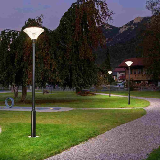 Commercial Solar Pole Light on Post | Outdoor Lighting Fixtures