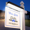 Solar Powered Sign Light | Outdoor Led Signage for Business Address Lighting