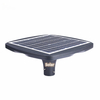 Square Solar Powered Outdoor Post Lights for Driveways Lighting 