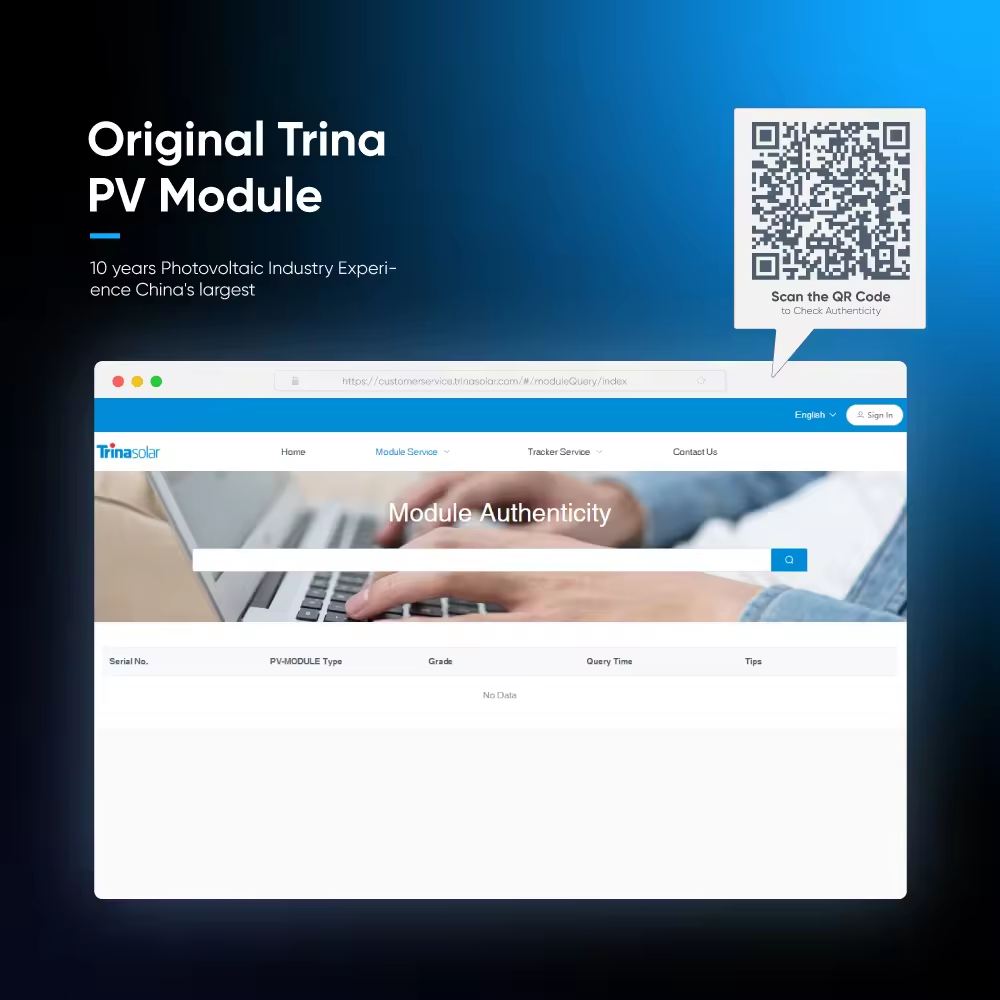 Trina Solar Vertex S+ Tsm 440w N Type Pv All Black Bifacial Solar Panels Price