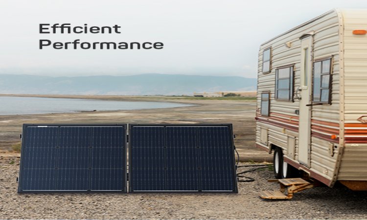 High efficiency portable solar panel