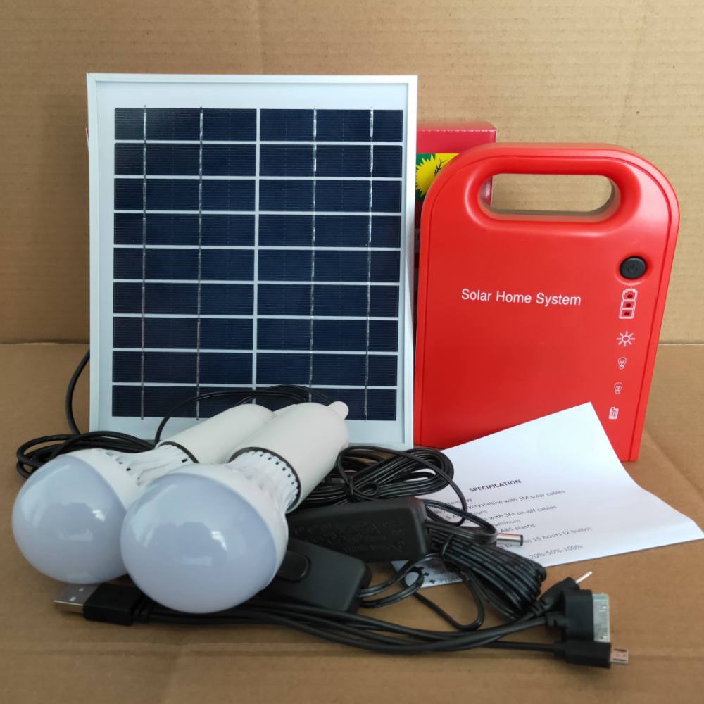  Solar Home Lighting Kit | Portable Power System for Villages