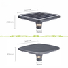 Square Solar Powered Outdoor Post Lights for Driveways Lighting 