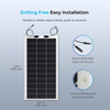 Hinergy 100 Watt 12 Volt Flexible Photovoltaic Monocrystalline Etfe Solar Panels for Rv Boats Marien Installation