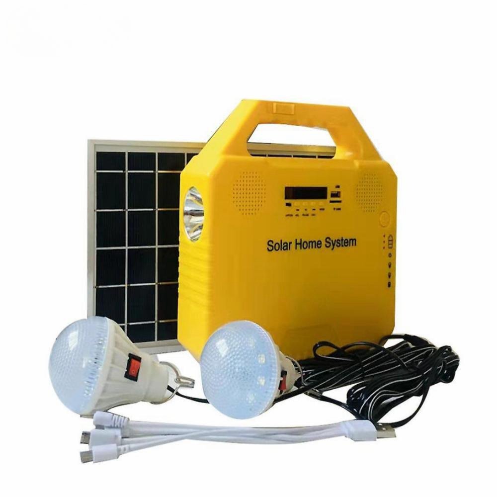 Solar Power Home Lighting System with Radio MP3 Music Player