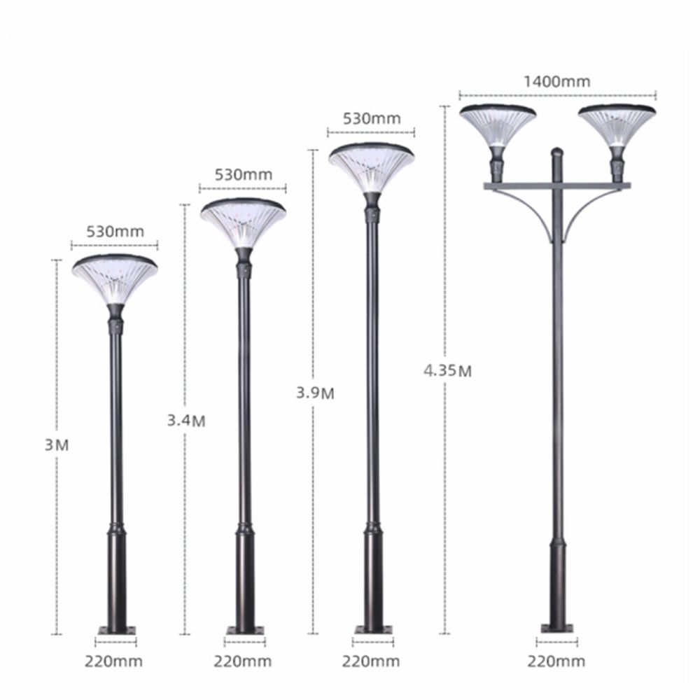 Commercial Solar Pole Light on Post | Outdoor Lighting Fixtures