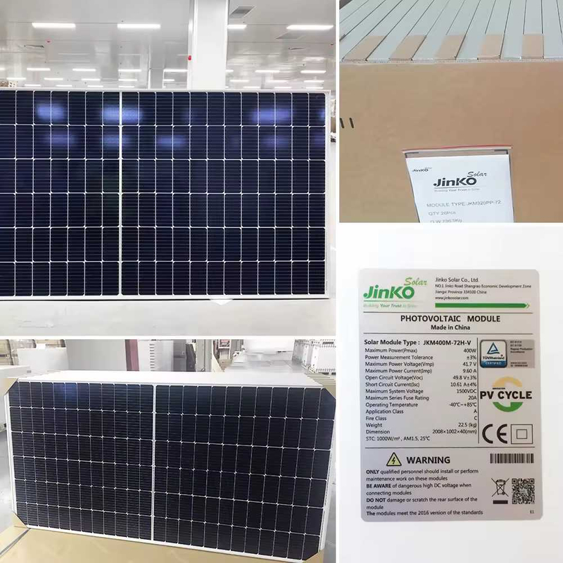 Jinko Tiger Neo 440W N-Type TOPCon Full Black Solar Panel JKM440N ...