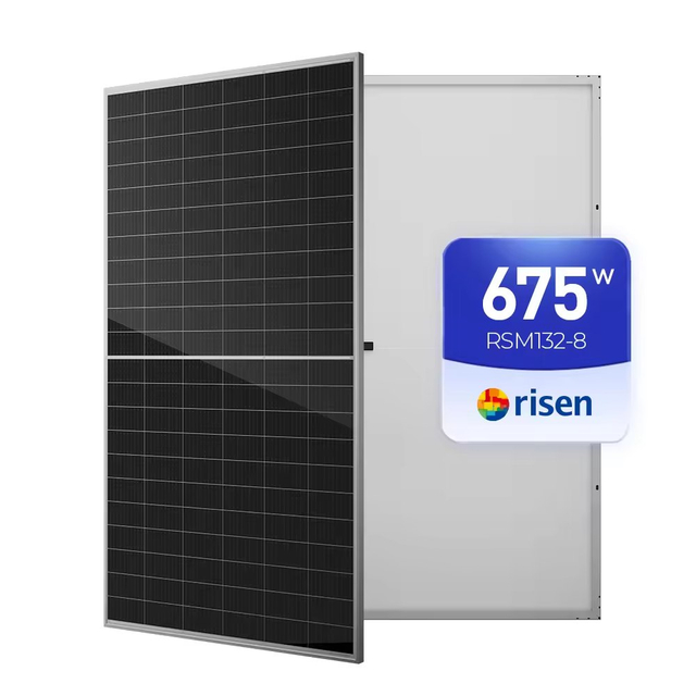 Risen PV Module Titan 650w 660w 670w Monocrystalline PERC Solar Panels