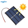 Hinergy DIY Wiring Up Solar Cell 1V 1.5V 2V 3V 4V 5V 6V 12V 18V DC Connection Wired Mini Solar Panel 