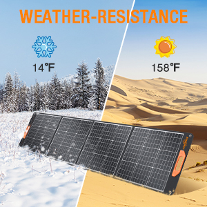 200 watt folding solar panel_Weather Resistance