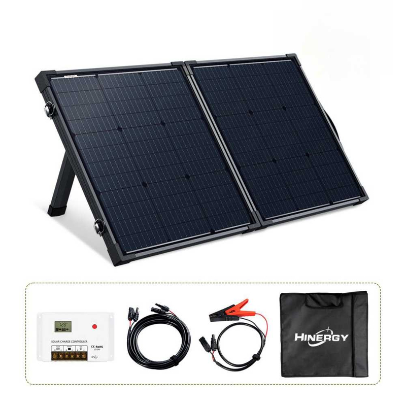 Portable 160 Watt 12 Volt Portable Solar Suitcase Kit for Caravan