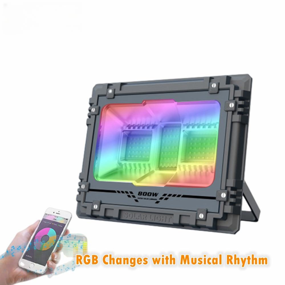Rgb Dimmable Led External Flood Lights | Color Changing Outdoor Security Bluetooth Flood Lights