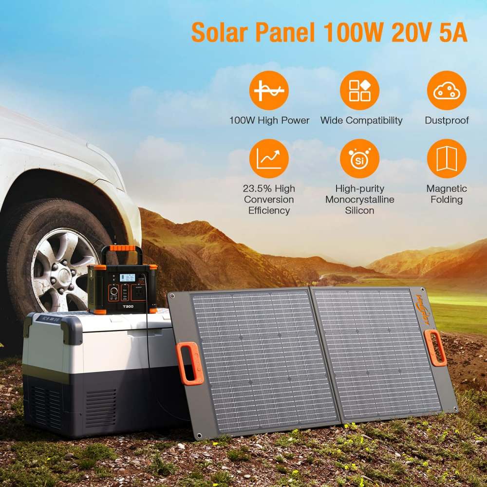  Best 100 Watt Folding Portable Solar Panels Charger for Camping Trailers