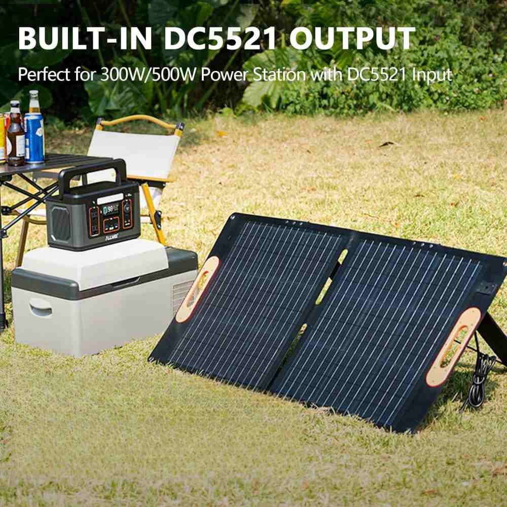 Best 100 Watt Folding Portable Solar Panels Charger for Camping Trailers