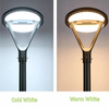 Round Post Solar Lights | Outdoor Solar Lamp Posts for Driveways