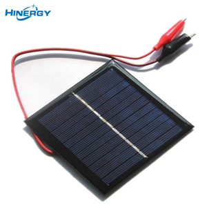 Hinergy Mini Small Solar Panel Module 5V 5.5V 6V 12V 18V DIY Solar Epoxy Cell Charger with Alligator Clip 