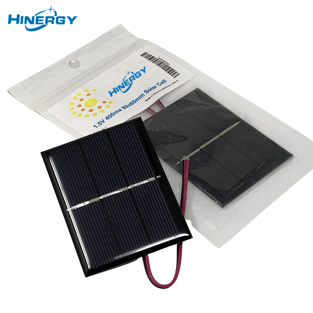 Hinergy DIY Wiring Up Solar Cell 1V 1.5V 2V 3V 4V 5V 6V 12V 18V DC Connection Wired Mini Solar Panel 