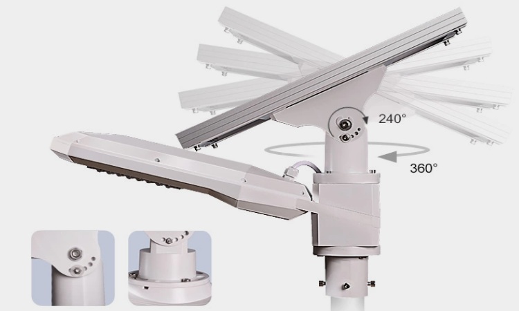 solar street lamp_Bracket