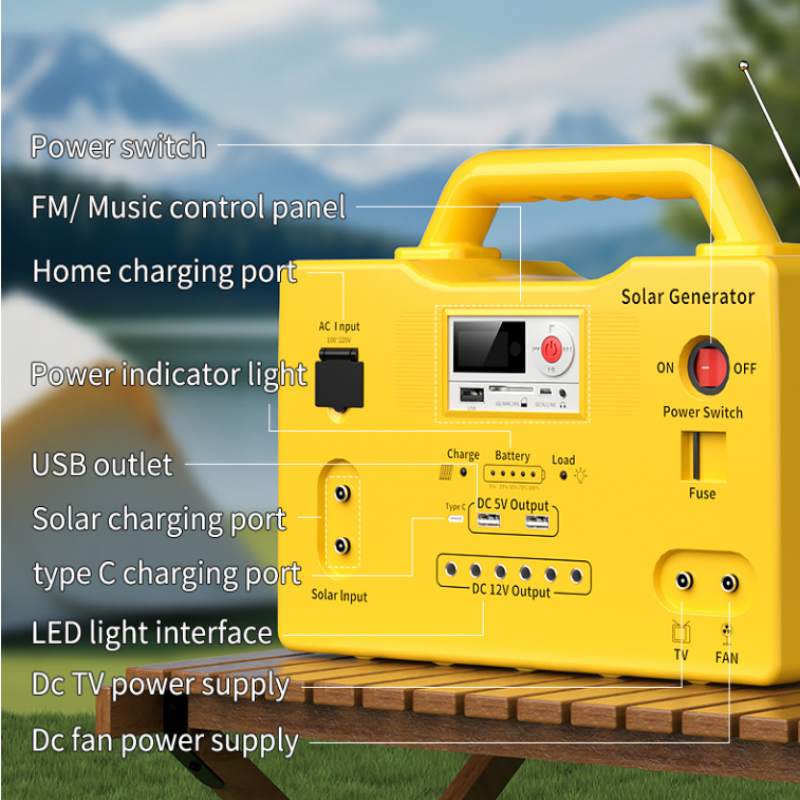 12 Volt Home Solar Lighting System 20W