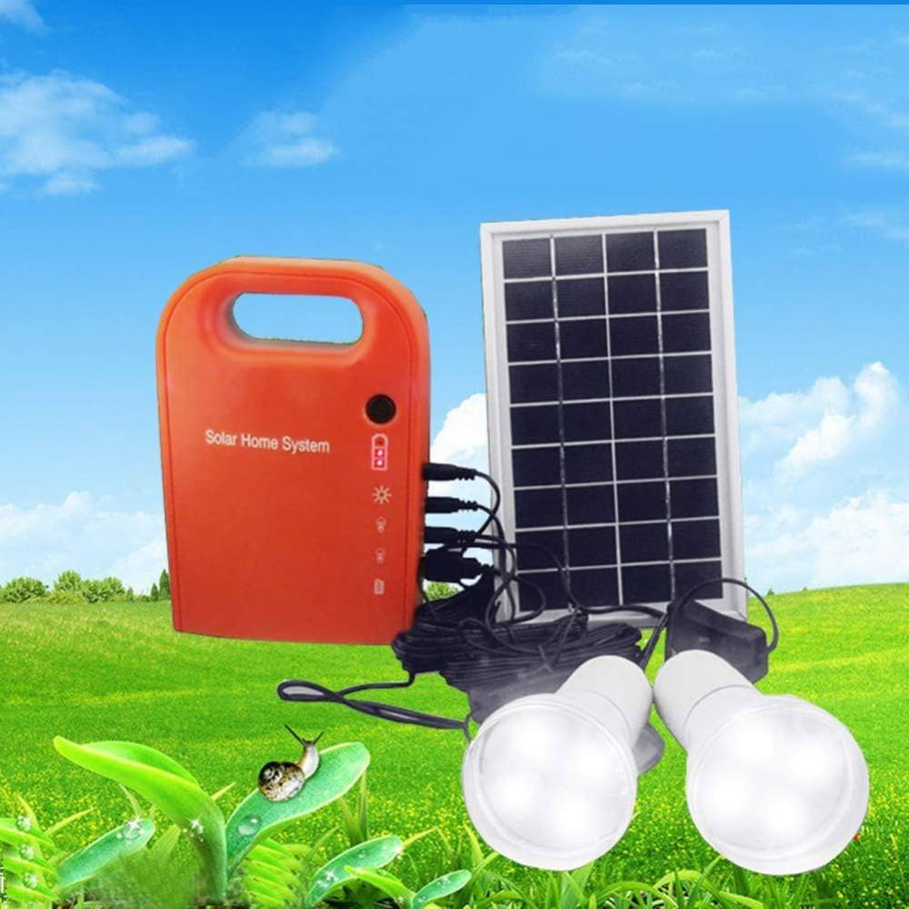  Solar Home Lighting Kit | Portable Power System for Villages