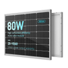 12 Volt 80 Watt Monocrystalline 80W 12V Solar Panel Price