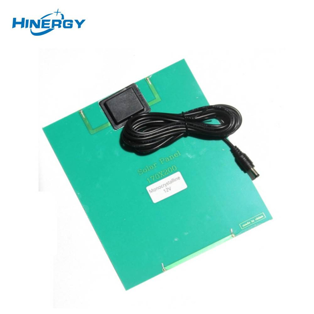 Hinergy Mini Small Solar Panel Module with DC Outlet Plug DIY Cell Phones Charger