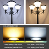 Solar Powered Outdoor Lamp Post Lights for Garden Yard Lighting