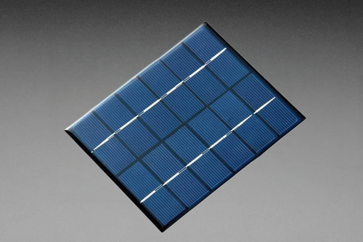 Monocrystalline 6V mini solar panel for garden lights and battery charging