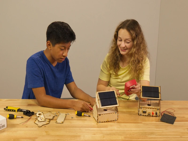 Educational mini solar panels for STEM learning, school science projects and teaching kits