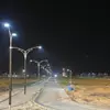 Cylindrical solar panel used for outdoor solar lighting and smart pole applications