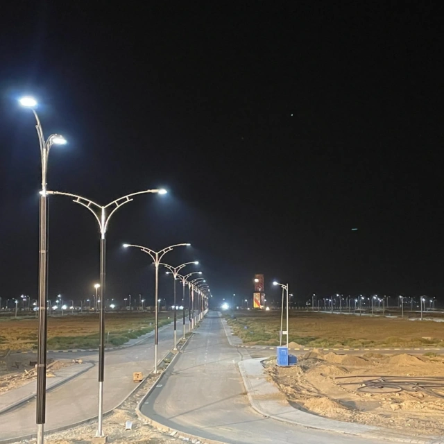 Cylindrical solar panel used for outdoor solar lighting and smart pole applications