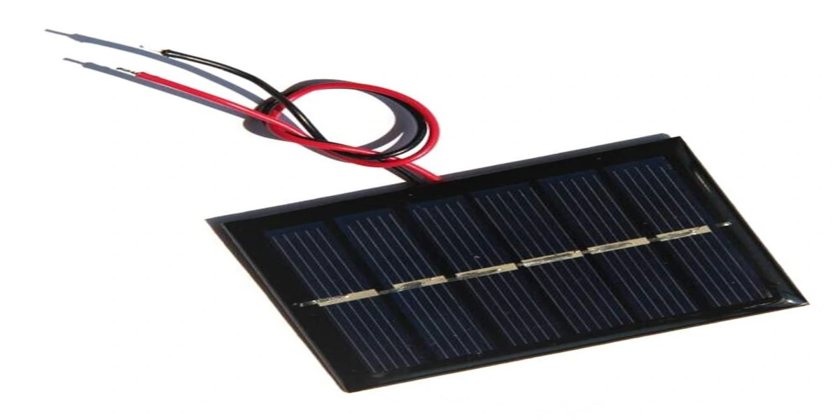 Mini Solar Panel with Wire Leads and Cable Options